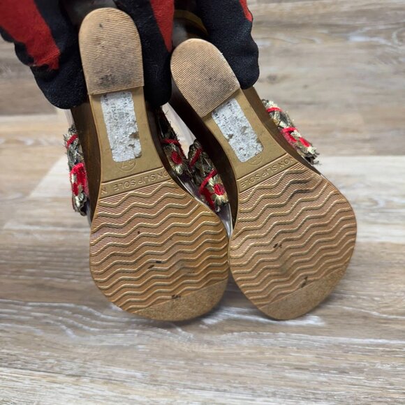 Regal Wedge Heel Thong Sandal Women's Size EU 37 - Picture 4 of 6